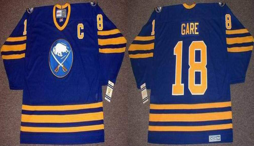 2019 Men Buffalo Sabres 18 Gare blue CCM NHL jerseys